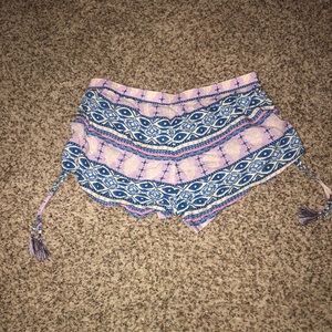 Aerie Flowy Patterned Shorts